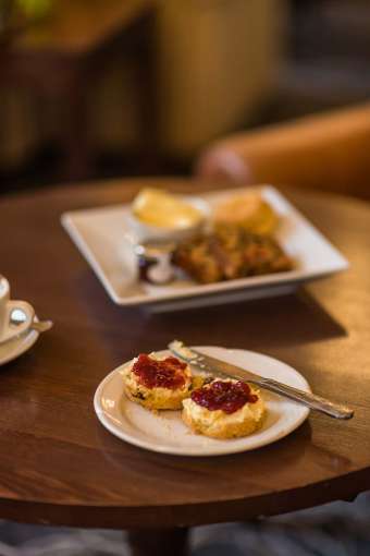 Royal Hotel Restaurant Dining Cream Tea and Cake