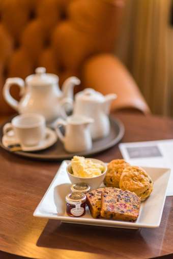 Royal Hotel Restaurant Dining Cream Tea and Cake