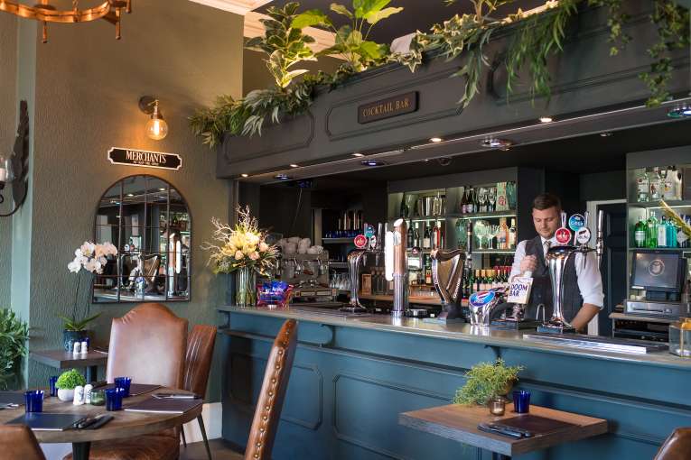 Bar at Merchants Bistro