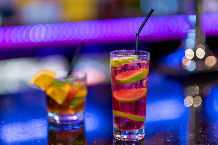 Cocktails at Bar of Royal Hotel Bideford