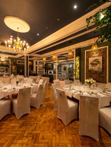 Palm Court wedding reception