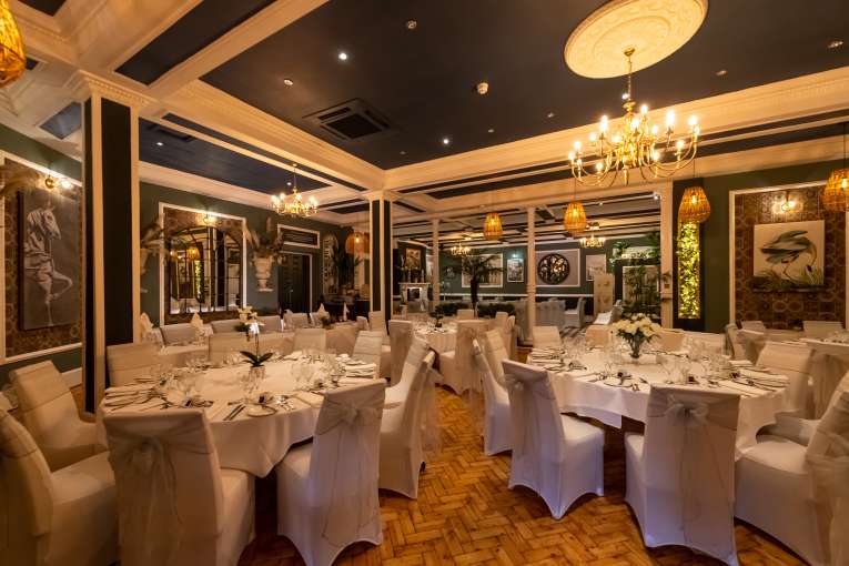 Tables at Palm Court