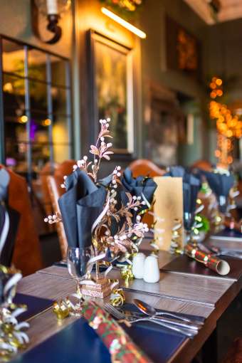 decorations in Merchants Bistro 