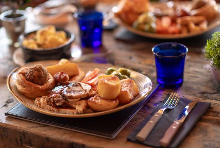 Plated Roast at Merchants Bistro 