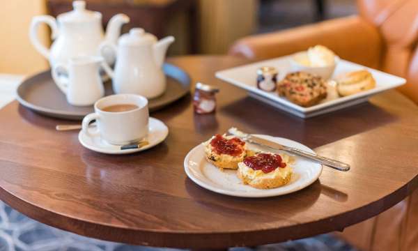 Royal Hotel Restaurant Dining Cream Tea and Cake