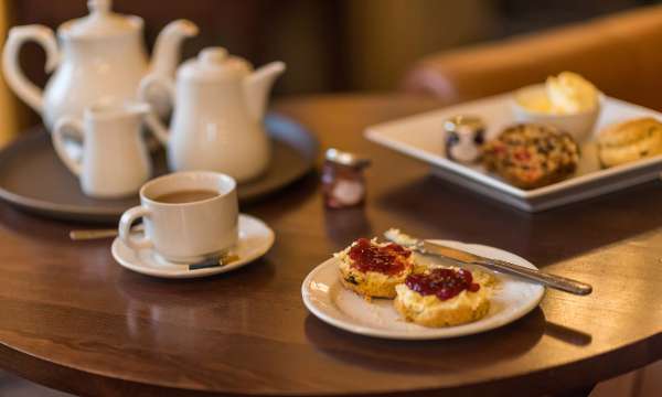 Royal Hotel Restaurant Dining Cream Tea and Cake