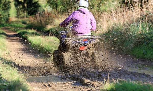 Person on a quad bike