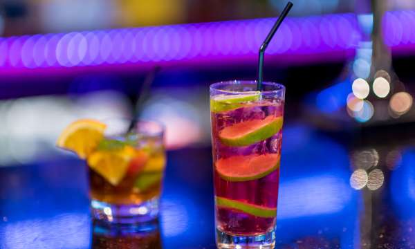 Cocktails at Bar of Royal Hotel Bideford