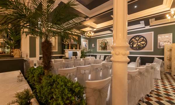 Wedding ceremony in Palm Court