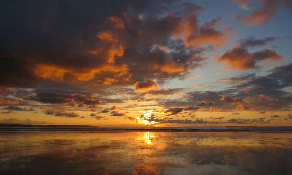 Sunset at Westward Ho!