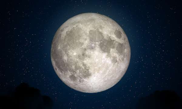 Moon in the sky