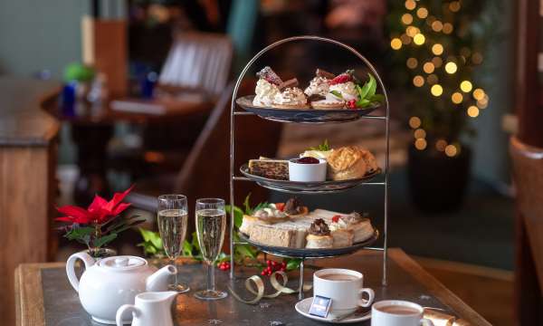 Festive Afternoon Tea with prosecco 