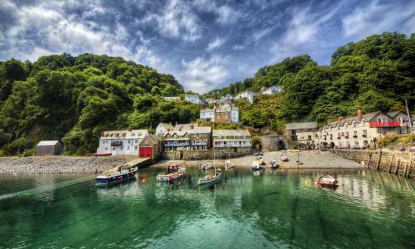 Clovelly, a fishing port in North Devon