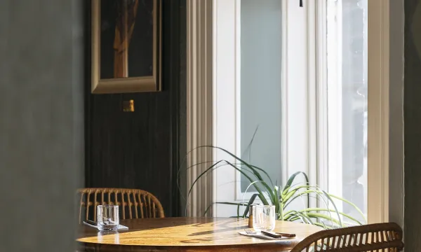 Chair and table