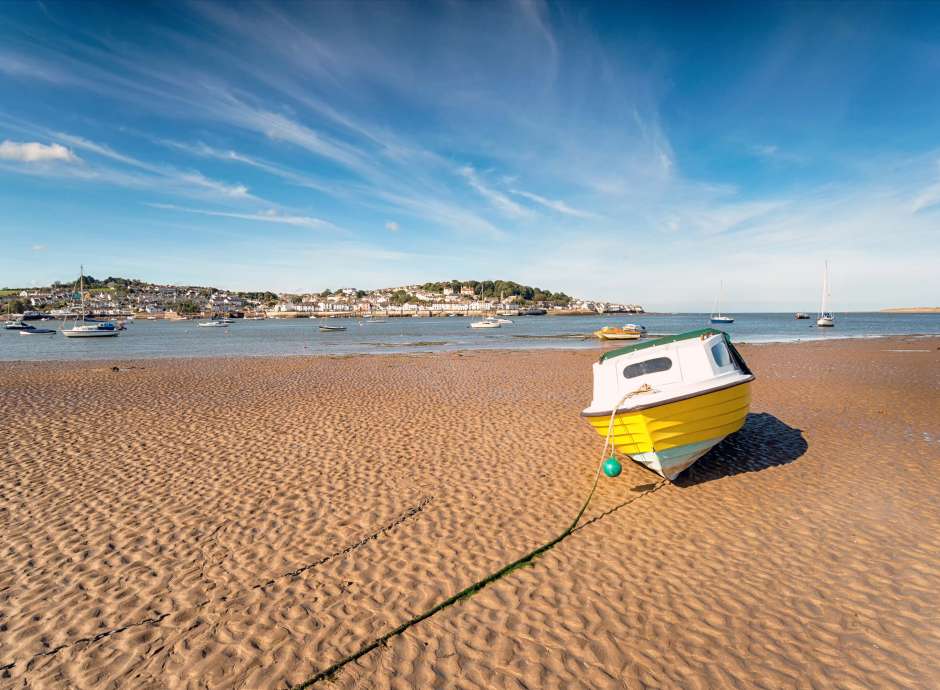 Boats on the Beach at Instow North Devon