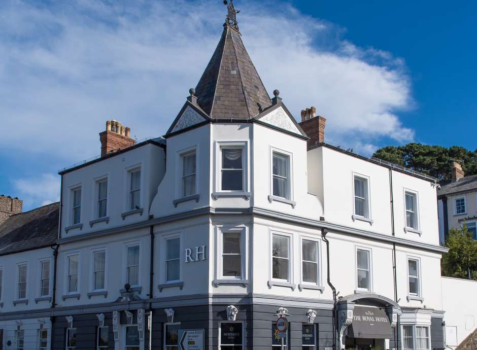 Exterior of the Royal Hotel in Bideford