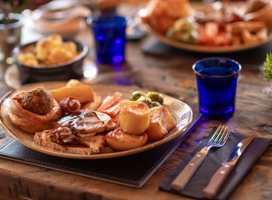 Non Festive Plated Roast at Merchants Bistro 