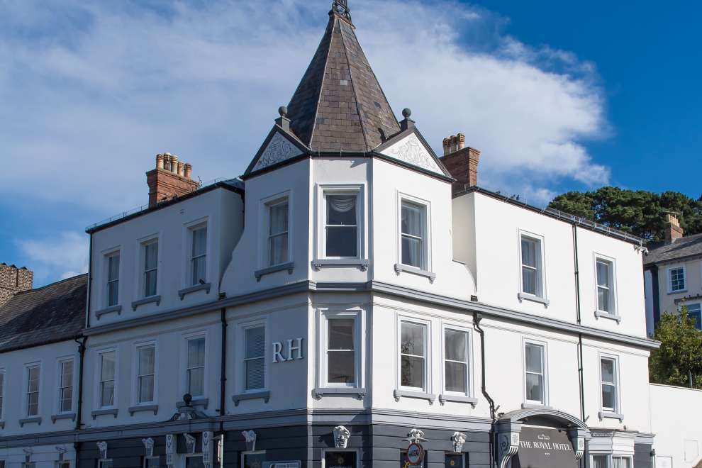 Exterior of the Royal Hotel in Bideford