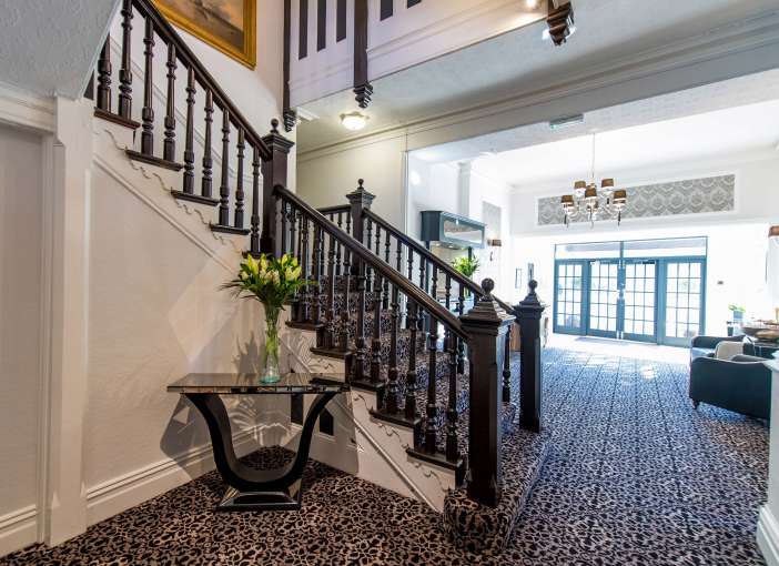 Royal Hotel Foyer with Staircase
